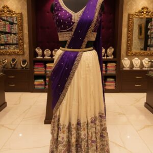 DIWALI SPECIAL HALF SAREE